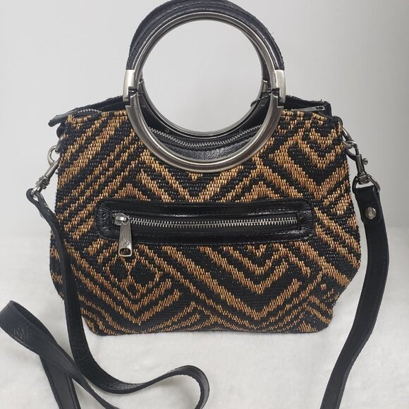 Patricia Nash 10th Anniversary Aria Shopper Tribal Satchel Crossbody - Picture 2 of 16